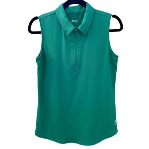 Jo Fit Front Zip Golf Shirt Green S